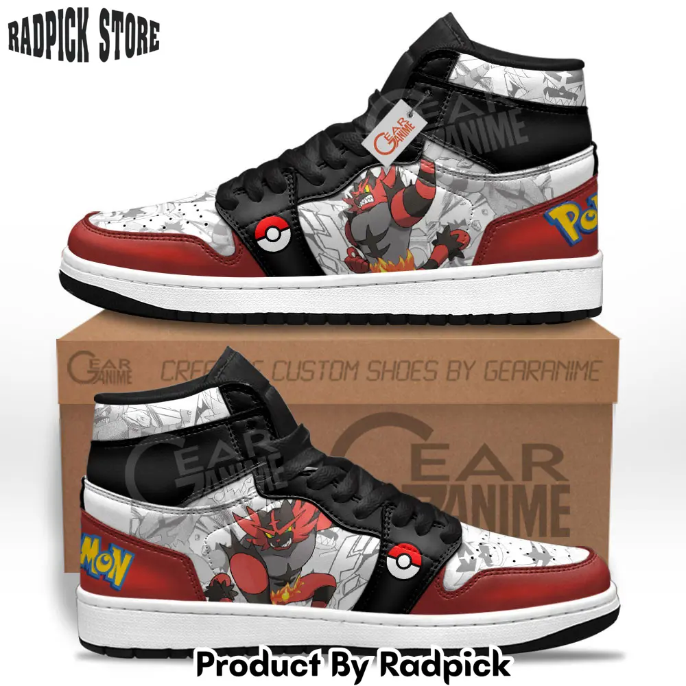 Incineroar air jordan high top sneakers anime mv09  rp0250010